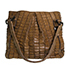 Croc Embossed Pleated Bag, front view